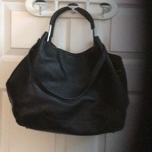 Sondra Roberts Classic Black Shoulder Bag
